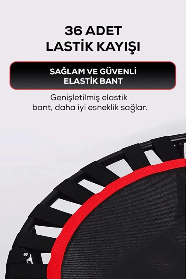 DEMPOWER 250 KG Taşıma Kapasiteli 130x125 cm Katlanabilir Destekli Trambolin